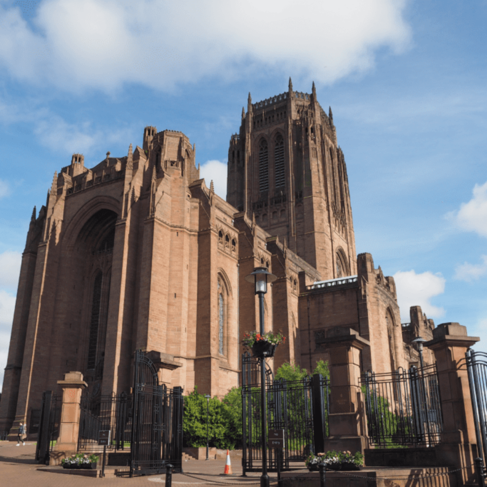 Liverpool cathedral located close to The Bronte Youth and Community Centre based in Liverpool City Centre